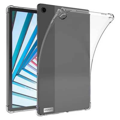 Für Lenovo Tab M10 Plus (3. Generation) / Xiaoxin Pad 2022 10,6-Zoll-Schutzhülle mit verstärkten Ecken, weiche TPU, kratzfeste transparente Tablet-Hülle