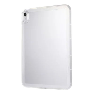 Étui souple en TPU pour iPad (2025) / 10,9 pouces (2022) avec coins amortissants - Blanc