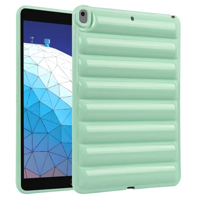 Tablet Beschermhoes voor iPad Air 10,5 inch (2019) Candykleur Dujkjasstructuur Zachte TPU Cover - Groen