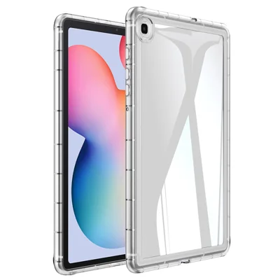 Voor Samsung Galaxy Tab S6 Lite (2024) / S6 Lite (2022) / S6 Lite (2020) SM-P610 P615 Transparant Tablet Houder TPU Tablet Cover - Transparant