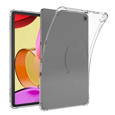 Чехол для планшета TPU для Amazon Fire Max 11, усиленные углы, прозрачный противоударный чехол для планшета