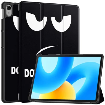 Pour Huawei MatePad 11.5 Tri-fold Stand Tablet Cover Pattern Printing PU Leather Tablet Case - Don't Touch Me