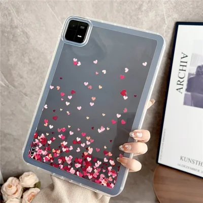 For Xiaomi Pad 6 Pattern Printing Tablet Case TPU Drop-Proof Protective Cover - Love Hearts