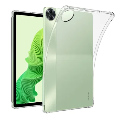 Para Realme Pad 2 Soft TPU Tablet Case Transparent Cover Anti-drop Reinforced Corners Shell