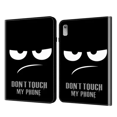 Anti-schokken PU-leer tablet hoesje voor Lenovo Tab P11 Gen 2 met patroonprint, standaard, kaarthouder - Raak mijn telefoon niet aan