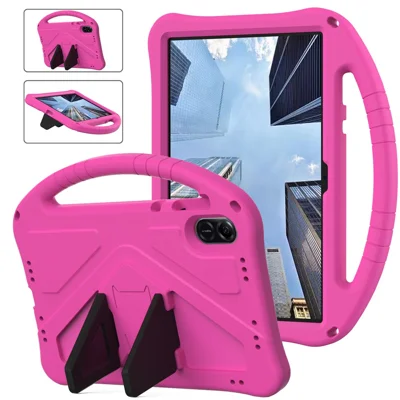 Para o Caso do Pad X9 / Pad X8 Pro da Honor - Capa de Tablet EVA com Alça e Suporte - Rosa