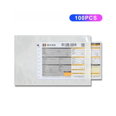 100 Stück 14x11 cm Versandtaschen, transparente Verpackungstaschen, selbstklebende kleine Taschen