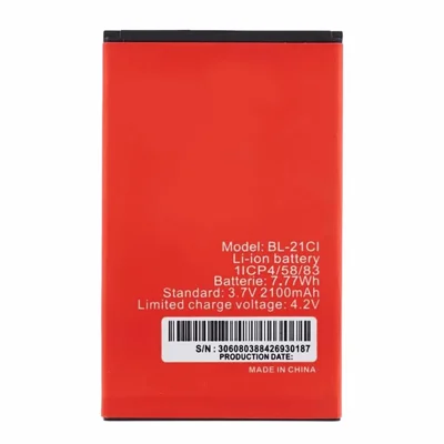 For itel A33 3.70V 2100mAh Li-ion Polymer Battery Assembly Part (Encode: BL-21CI)