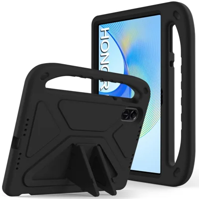 Para o Honor Pad X9 / X8 Pro EVA Case Hand Grip Kickstand Kids Tablet Cover - Preto