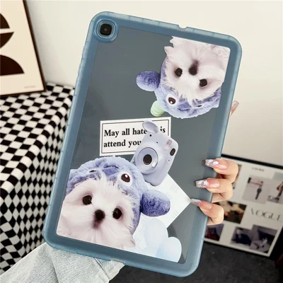 For Samsung Galaxy Tab S6 Lite (2024) / S6 Lite (2022) / S6 Lite (2020) P610 P615 Case Animal Pattern TPU Tablet Cover - Camera Dog