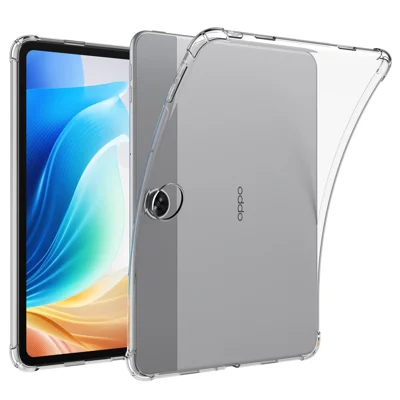 Funda TPU transparente para Oppo Pad Air 2 / Pad Neo con protección en las cuatro esquinas