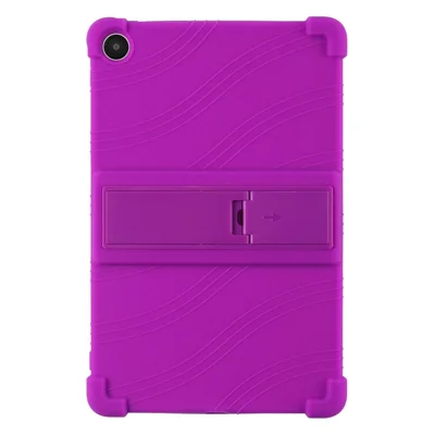 For Walmart Onn 11" Tablet Pro Silicone Case Kickstand Cover Corner Protection - Purple