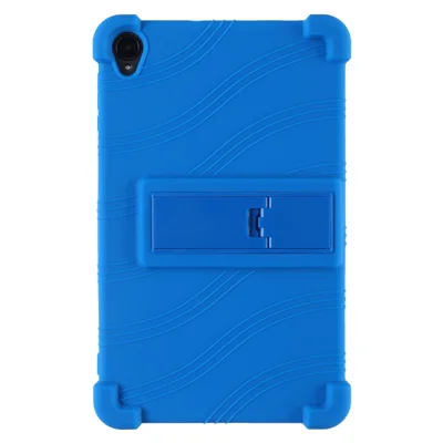 For Teclast P80T Silicone Tablet Case Multi-Viewing Kickstand Cover - Dark Blue