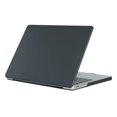 For Macbook Air 15 inch (2026) A3448 / (2025) A3241 / (2024) A311 / (2023) A2941 Case Dot Texture Hard PC Laptop Protector - Black