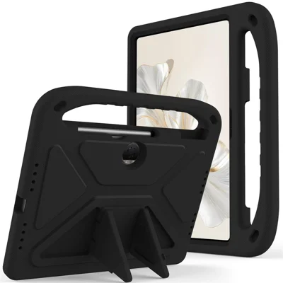 For Honor Pad 9 Case EVA Handle Kickstand Tablet Cover - Black
