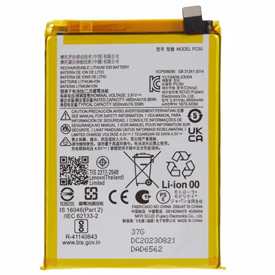 För Motorola Moto G54 5G 3,91 V 4850 mAh Li-jon polymervagnsbatteri (koda: PC50)