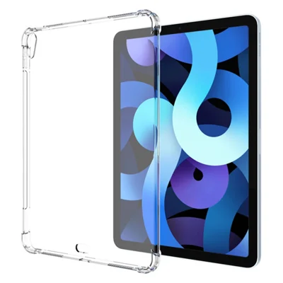 For iPad Air 11 (2026) / (2025) / (2024) Clear Tablet Case Four Corner Drop Protection TPU Back Cover