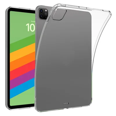 För iPad Pro 11 (2025) / 11 (2024) baklåda HD transparent TPU-tabletända