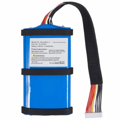 For JBL Boombox 3 7.26V 10400mAh Rechargeable Li-Polymer Battery Assembly Part (Encode: ID109GA) (Without Logo)