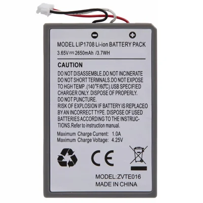 For Sony Playstation 5 3.65V 2650mAh Rechargeable Li-Polymer Battery Assembly Part (Encode: LIP1708) (Without Logo)