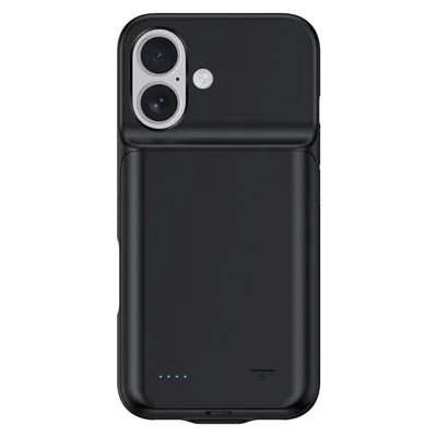 For iPhone 16 Battery Case 7000mAh Rechargeable Full Protection Soft Edge Phone Charger Case
