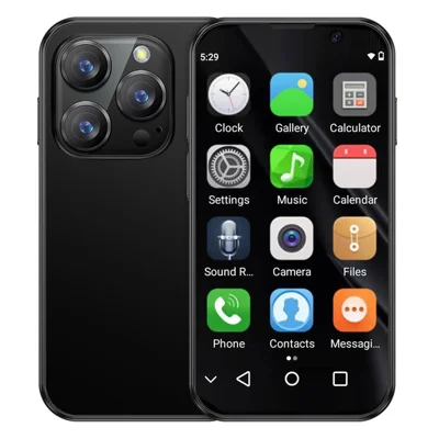 SOYES XS18 Pro 2GB + 16GB Android Smartphone 3 Inch 3G Network Small Phone with Facial Recognition - Black