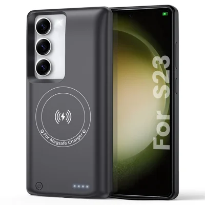 TY-118W For Samsung Galaxy S23 / S22 5G 10000mAh Battery Case Charger Cover (Not Support Wireless Discharge)