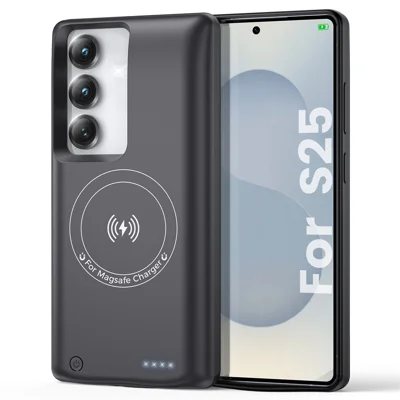 TY-118W For Samsung Galaxy S25 / S24 10000mAh Battery Case Charger Cover Magnetic Case (Not Support Wireless Discharge)