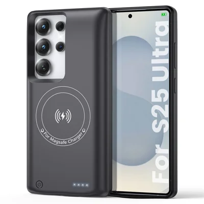 TY-118W For Samsung Galaxy S25 Ultra 10000mAh Battery Case Charger Cover (Not Support Wireless Discharge)