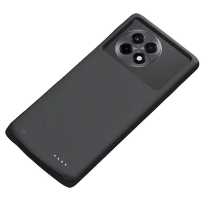 For OnePlus Ace 5 Pro 5G Phone Charger Case 10000mAh Power Bank Soft Edge Battery Case - Black