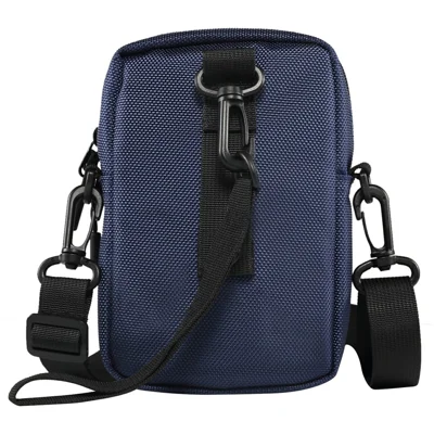 Borsa a Tracolla Universale in Nylon Impermeabile Borsello da Cintura Borsa per Telefono da Viaggio Sport all'Aperto Uomo - Blu Reale