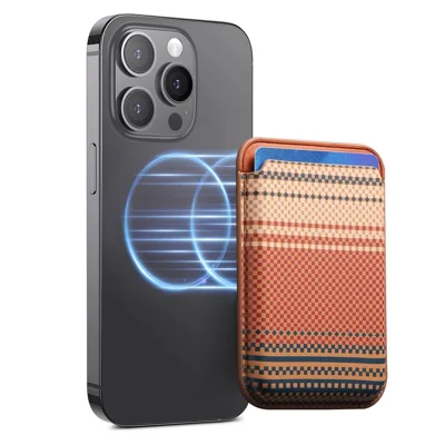 MC-W39 Magnetic Card Holder Slim Phone Wallet Compatible with MagSafe - Brown