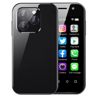 SOYES XS14 PRO 2GB + 16GB Mini Pocket Smart Phone 4G Dual Card 2000mAh Mobile Phone - Black