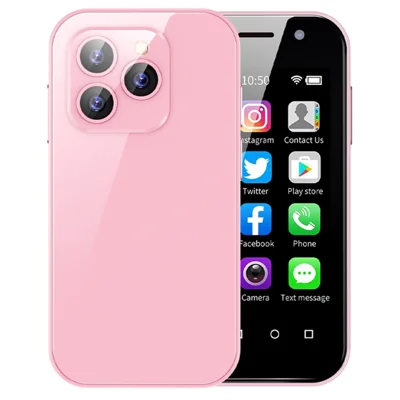 SOYES XS14 Pro Android Mobiltelefon 3GB+32GB 3,0'' 4G Dual SIM Mini Smartphone - Pink