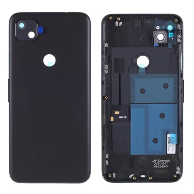 Remplacement de coque arrière de batterie OEM pour Google Pixel 4a 4G - Noir