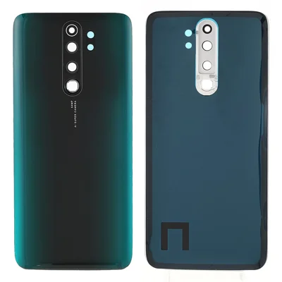 Für Xiaomi Redmi Note 8 Pro Battery Housing Back Cover mit Kamera-Ring-Linsenabdeckung Ersatz (ohne Logo) - Grün