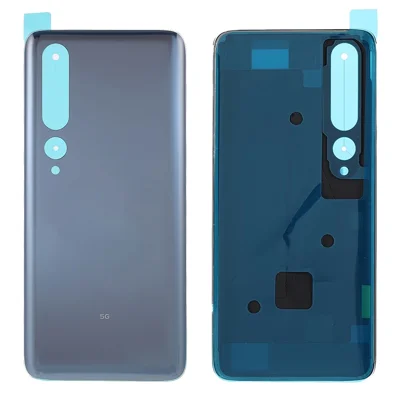 Remplacement de la Pièce de Couverture de Porte de la Batterie OEM Pour Xiaomi Mi 10 5G - Titane Silver Black