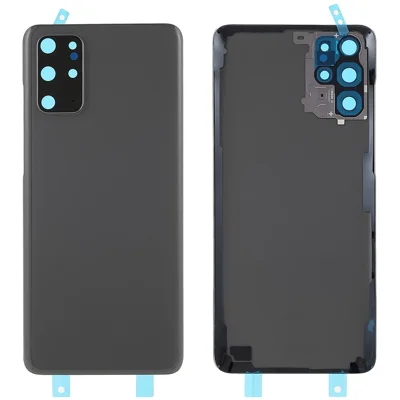 Tampa Traseira da Bateria para Samsung Galaxy S20 Plus 4G com Anel da Câmara (sem Logótipo) - Cinzento