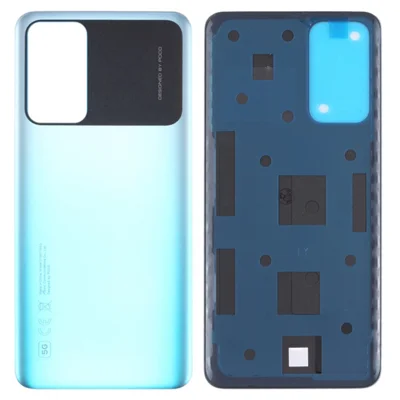 For Xiaomi Poco M4 Pro 5G OEM Battery Door Cover Part Replacement - Blue