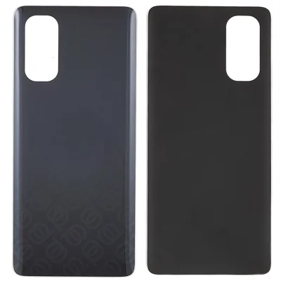 For Oppo Reno4 Pro 5G Cellphone Back Battery Housing Cover Replacement Parts (without Logo) - Black