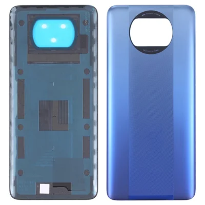 For Xiaomi Poco X3 Pro M2102J20SG OEM Battery Door Cover Replacement Part - Blue