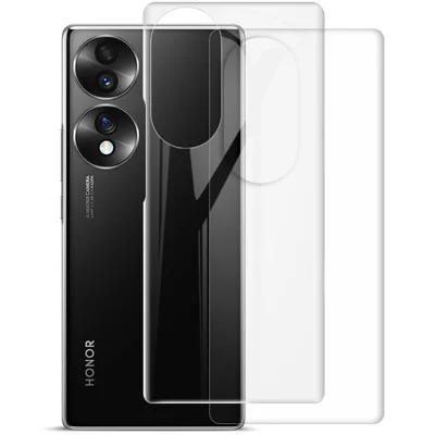 IMAK For Honor 70 5G 2Pcs/Set Hydrogel Film III Full Cover Back Protector Soft TPU Transparent Protective Film