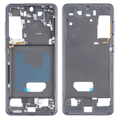 For Samsung Galaxy S21 5G G991B OEM Front Housing Frame Repair Part (without Logo) - Black