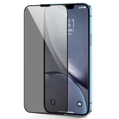 JOYROOM JR-P01 Anti-Spy Silk Printing Screen Protector per iPhone 14 6.1 pollici, Pellicola Protettiva Antisplosione in Vetro Temperato con Copertura Completa