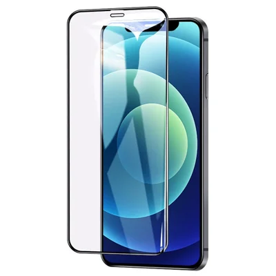لـ iPhone 14 Plus فيلم شاشة هاتفي أملس شفاف فائق مقاوم لبصمات الأصابع، تغطية كاملة، مقاوم للانفجار، واقي شاشة من الزجاج عالي السيليكون والألومنيوم