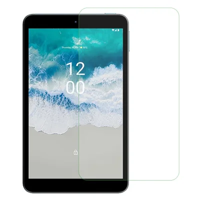 0.3mm Arc Edge Full Cover Screen Protector for Nokia T10, Ultra Clear Shatter-proof Tempered Glass Film