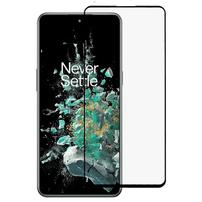 For OnePlus 10T 5G / Ace Pro 5G Anti-bubble Anti-wear Full Cover Silk Printing Screen Protector Full Glue Tempered Glass Film