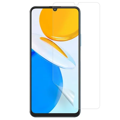 Screenbeskytter til Honor X7 / Play6T / Play 30 Plus 5G, blød PET, ultra klar, anti-slid, anti-blærescreenfilm