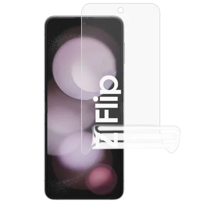 For Samsung Galaxy Z Flip7 FE 5G / Z Flip6 5G Inner Screen Protector Transparent Flexible TPU+PET Screen Hydrogel Film