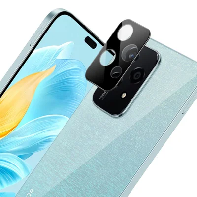 IMAK For Honor 200 Lite Camera Lens Protector Tempered Glass (Black Version)
